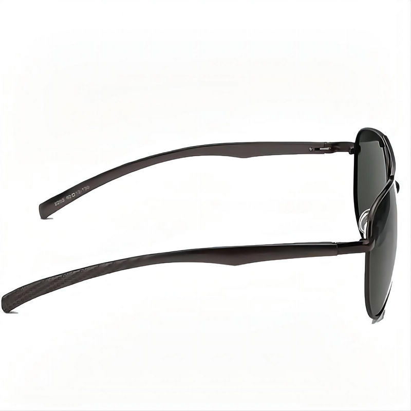 Classic Men's Pilot Sunglasses Gun Grey Alloy Frame