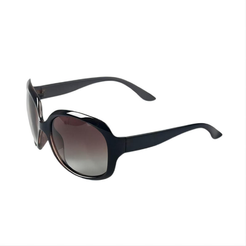 Polarized Oversized Butterfly Shaped Fashion Sunglasses For Women Coffee Frame