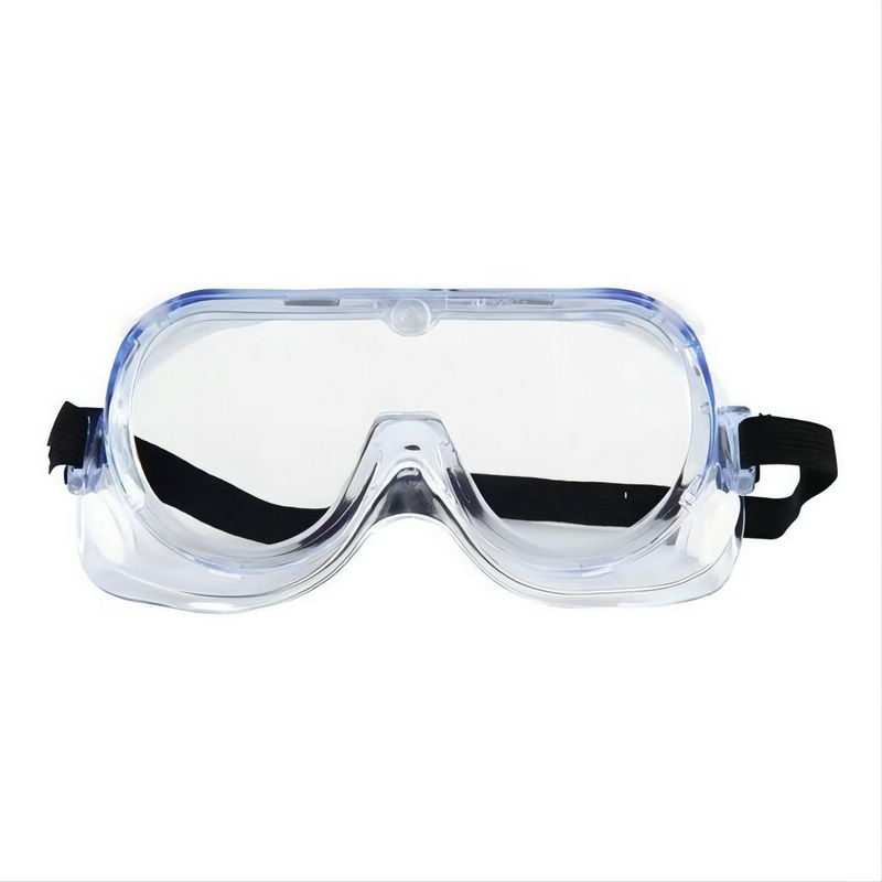 Anti-Fog Chemical Splash Protective Safety Goggles Crystal Clear