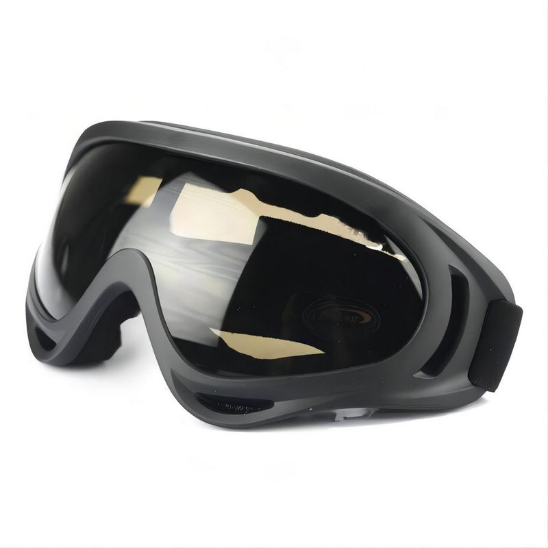 Dust-Proof Padded Motorcycle Goggles Black/Brown