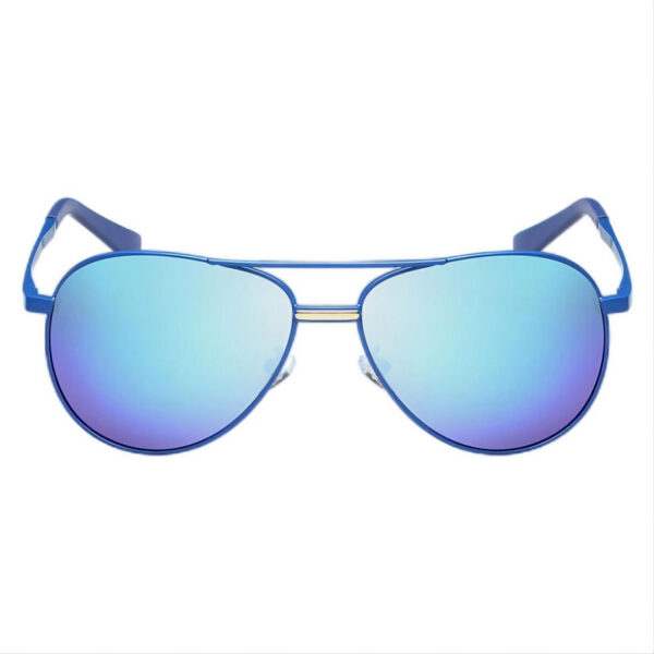 Metal Pilot Sunglasses Polarized Lens Blue/Blue