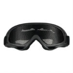 Metal Wire Mesh Goggles Eye Protection Black Frame