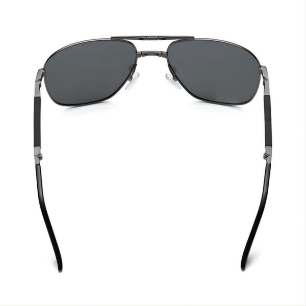 Polarized Folding Pilot Sunglasses Metal Foldable Frame