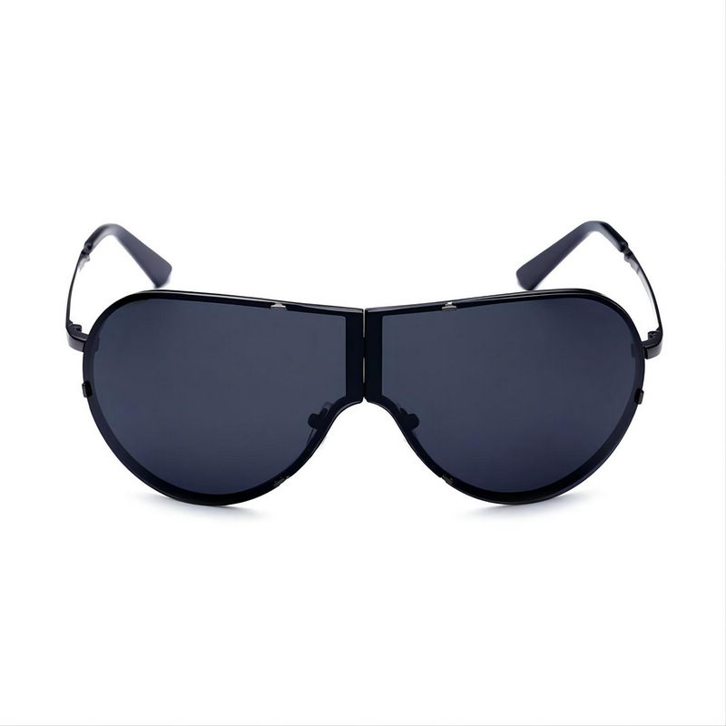 Polarized Folding Shield Sunglasses Gun Grey/Grey