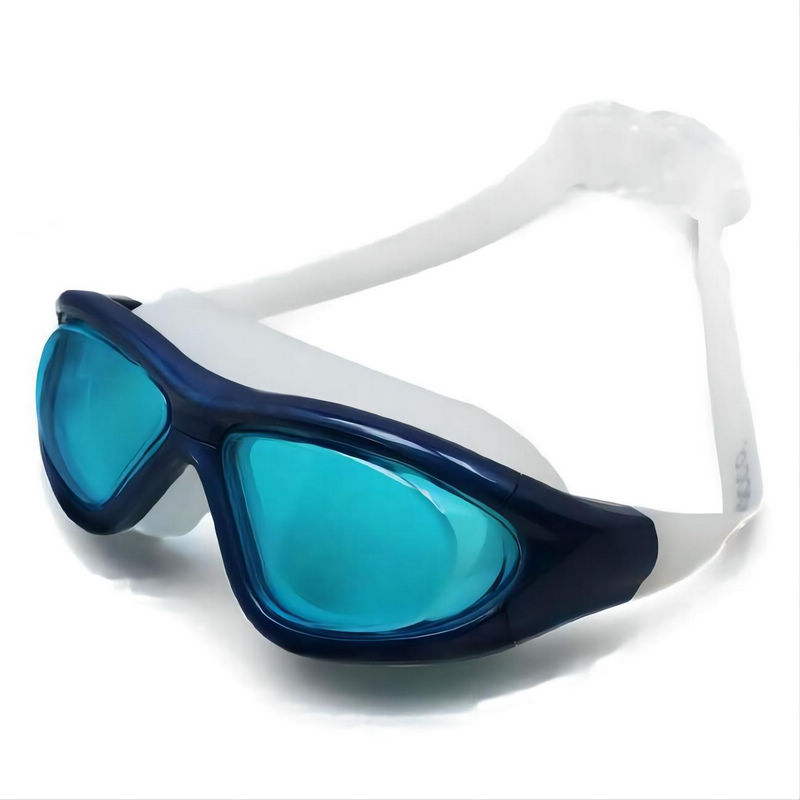 Safety Swimming Goggles Watersports Eyewear Oversized Frame Blue