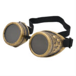 Steampunk Gothic Goggles Halloween Party Glasses Brass
