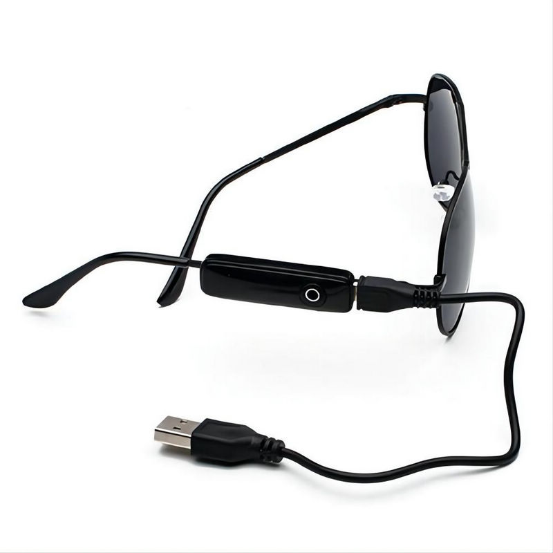 Bluetooth Smart Polarized Pilot Sunglasses with Stereo Earphone Hands-free Talk