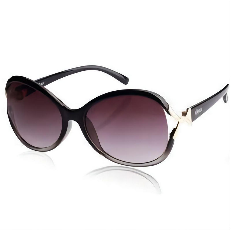 Gradient Oversized Fashion Sunglasses Black Frame For Women