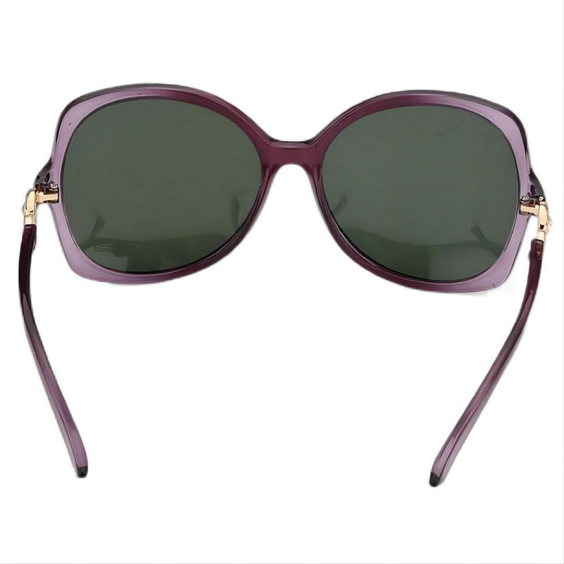 Polarized Green Driving Sunglasses Girls Gem Embellished Arms Lavender