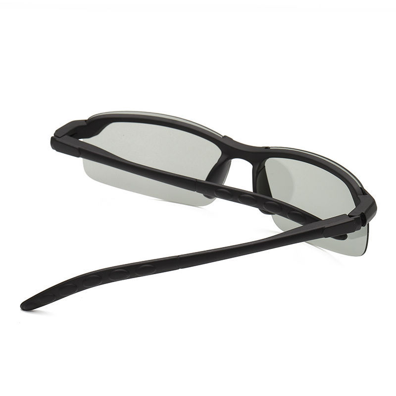 Frameless Polarized Photochromic Sunglasses Light-Adaptive Lens