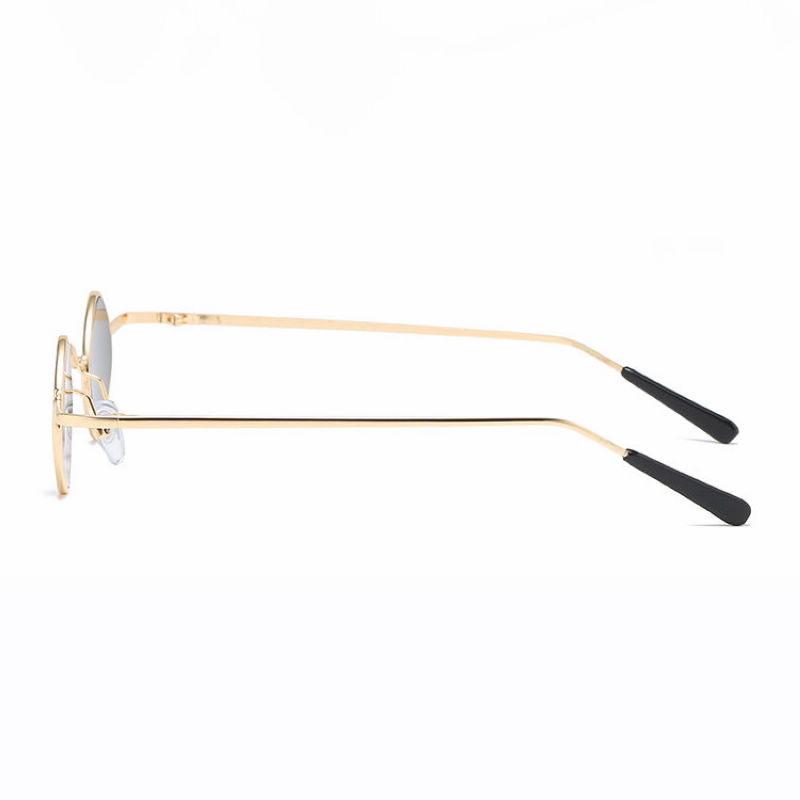 Women's Geometric Diamond-Frame Metal Sunglasses Gold-Tone Frame
