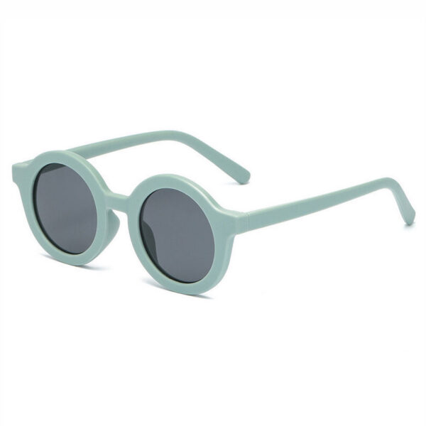 Blue/Grey Round Acetate Sunglasses For Adults & Kids