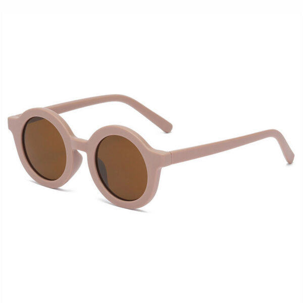 Purple Brown Round Acetate Sunglasses For Adults & Kids