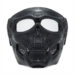 Skull Motorcycle Goggles with Removable Strap