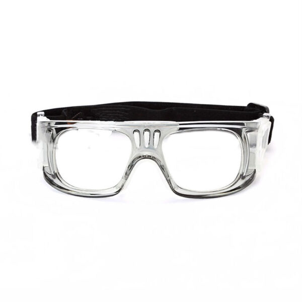 Transparent Grey Full Frame Wrap Basketball Protective Goggles