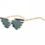 Acetate-Cat-Eye-Chain-Link-Temple-Sunglasses-Zebra-G15