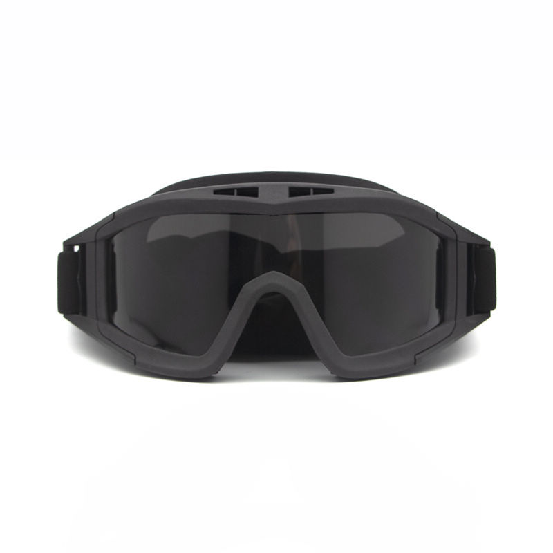 Windproof Tactical Goggles Black